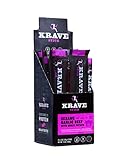 KRAVE Meat Stick, Sesame Garlic Beef with Sweet Potato, 1 Ounce (Count of 24)