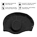 Msicyness Swim Cap Cover Ears for Long Hair 100% Silicone Swimming Hat Unisex Adult Kids Swimming Pool Caps Reduce Water Intake Makes Your Hair Clean