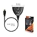 BestTrendy HDMI Splitter,3 Port Switch 24k gold-plated connector HDMI Hub extender adapaer with Pigtail Cable HDMI1.3 Supports 3D, 1080P, HD Audio