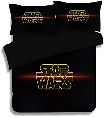 Star War Series Bedding Sets - MeMoreCool 100% Polyester Home Textiles US Standard Sizes Best Gift for Movie Fans Full 3 Pieces