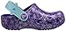crocs Classic Frozen Clog (Toddler/Little Kid), Neon Purple, 4/5 M US Toddler