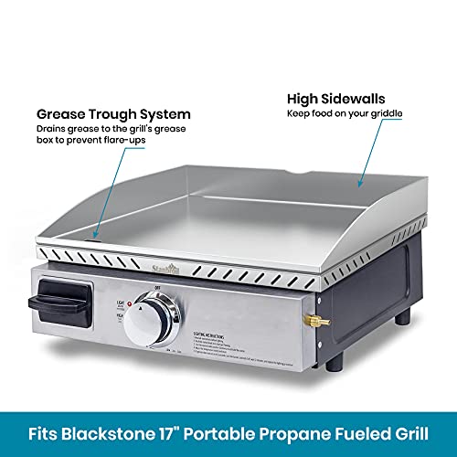 Stanbroil Stainless Steel Flat Top Gas Grill Griddle for Blackstone