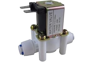DIGITEN DC 12V 1/4" Water Solenoid Valve Quick Connect N/O Normally Open Water Pressure