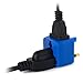 USA to UK Plug Adapter by Yubi Power 2 in 1 Universal Travel Adapter with 2 Universal Outlets - Blue 2 Pack - Type G for United Kingdom, England, Hong Kong, Ireland, Scotland, and More