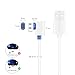 Right Angle USB Cable,SUNGUY [4 Pack] 1.6ft/3.3ft/6.6ft/10ft Reversible Micro USB 2.0 Charging Cable for Samsung Galaxy S7 S6,LG,Motorola,Nexus,Nokia,Kindle, MP3, Tablet and More - White
