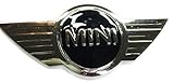 x1 New Mini Cooper Front & Rear Emblem Hood / Trunk Badge Replaces OEM Decal 51147026186 / 51140660106 / 51-14-0-660-106