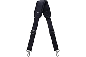 Bag Shoulder Strap, ZINZ Padded Adjustable Shoulder Strap Replacement for Bags with D-Ring