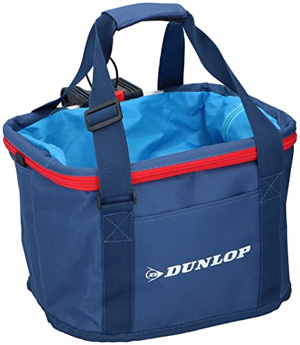 Dunlop Panier de vélo avec poignées de Transport Bleu 15 l, 33x24x23