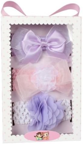 Babies Bloom Light Purple Bow Headband Hair Accessory Set