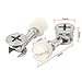 Uxcell a16071200ux0168 Furniture Connecting Fitting Knock Down Furniture Cam LOCK Connecting Fitting Dowel Nut Assembly 20 Sets