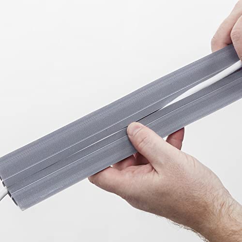 DLine 6ft Floor Cord Cover, Cable Protector, Extension Protect Wires