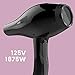 xtava 1875 Watt Pro Hair Dryer - Salon Grade Professional Blow Dryer for Curly Hair - Frizz Control Volumizer Blowdryer with Concentrator Nozzle - Hair Styling and Drying Tool with Cool Shot Button