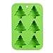 M-ELEGANT 6 Christmas Tree Silicone Cake Baking Mold Cake Pan Handmade Soap Moulds Biscuit Chocolate Ice Cube Tray DIY Mold 10
