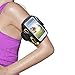 Coeuspow Sports Running Armband for Big Phones, For iPhone 6 6S Plus Samsung Galaxy Note 5 4 S5 Nexus 6P (Fits with Case) for Running Gym Jogging Exercise Sports – Blue