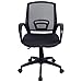 Goplus Computer Office Chair Ergonomic Mesh Desk Task Midback Swivel Chair, Black
