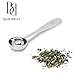 Tea Infuser Strainer + Spoon by Bar Brat ™ / Premium Micro Filter Stainless Steel Steeper / 130 Cocktail Shaker Ebook Included