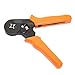 Signstek Crimper Plier HSC8 6-4 Adjusting Ratcheting Square Ferrule Wire Cable Crimper Plier Crimping Crimp Tool AWG23-10 Orange