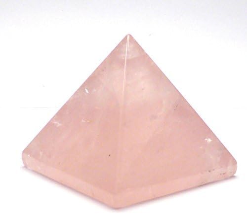 Rose Quartz Pyramid Shaped Stone for Beauty and Love (1)