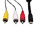 Replacement AVC-DC400ST Audio Video RCA Cable for Canon EOS 1D, 1D X, 500D, 550D, 5D Mark III, 600D, 60D, 650D, 700D, 7D and More