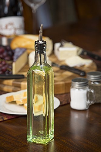 Tablecraft (916M) 16 oz Oil & Vinegar Cruet - Thumbnail 2