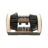 Shoe Boot Cleaning Brush - Floor Mount Scraper - Commercial Grade With Permanent Mounting Hardware For Indoor / Outdoor Use (Kitchen)