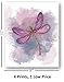 Dragonflies Art Beautiful Watercolor Home Decor Prints,Set of 4 8x10 Unframed Prints,Beautiful Gift For Nature Lovers,Great Housewarming Dragonfly Gift for the Bathroom, Girl's Room, Classroom
