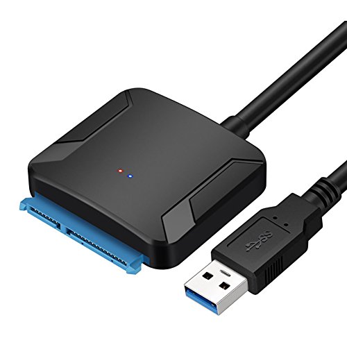 Shentesel SATA to USB 3.0 2.5/3.5 HDD SSD Hard Drive Disk Converter Cable Line Adapter - Black - Thumbnail 2