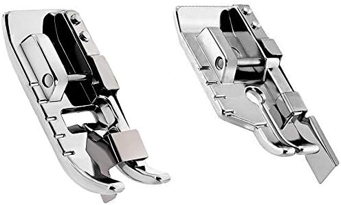 SimSel Set of 1/4 inch Seam Quilting Foot and Stitch Foot Snap On for Brother Sewing Machines