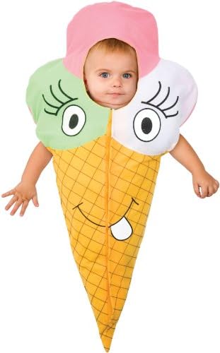This Guy Costumes Baby's Ice Cream Cone, Yellow/Pink/Green, 12-18 Months
