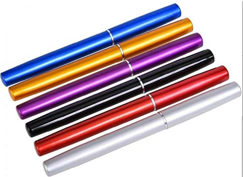 linjunddd 1pc Pen Angelrute Minitasche Angelrute Tragbares Teleskop Taschen Angeln Stippzubehör (rot) Convenient Fischen… – Bild 8