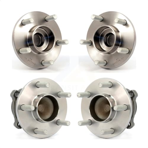 Front Rear Wheel Bearing & Hub Assembly Kit For
