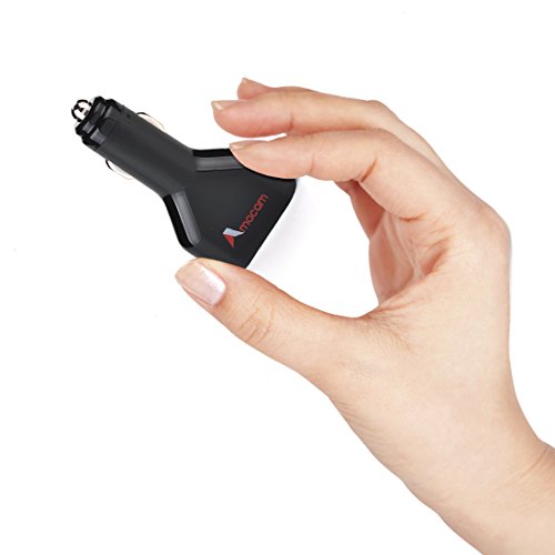 Car Charger Fast USB Charging - Premium 3 Way White USB Adaptor with 2 x Type A & 1 x Type C. Suitable for iPhones, iPads, Android Devices, Tablets etc Intelligent Sensing and High Speed. - Thumbnail 2