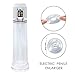 Mixfun Penis Vacuum Pump with 4 Suction Intensities for Stronger Bigger Erections, Rechargeable Electric Male Enhancement Penis Growth Pump Penis Enlarge Air Pressure Device with 2 Spare Seals