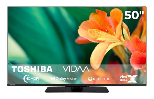 Toshiba Téléviseur LED 50UV3463DA, 127 cm, 4K Ultra HD, VIDAA Smart TV, Dolby Vision HDR, Wi-FI