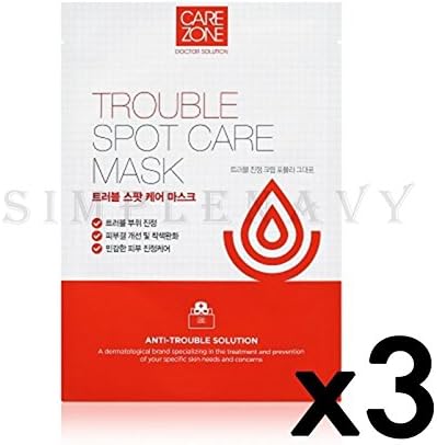 CAREZONE Doctor Solution Trouble Spot Care Mask 3PCS