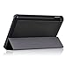 Fire HD 8 Case , Exact [SLENDER Series] - Ultra Slim Lightweight Smart-shell Stand Case for Amazon Fire HD 8 (2015 release) (With Auto Wakes/Sleep Function) Black