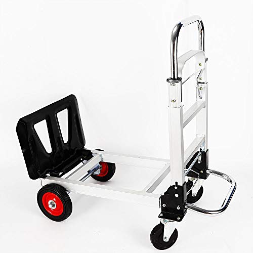 image for Eapmic 2 in 1 Folding Hand Truck Assisted Hand Truck Stair Climber Han