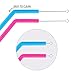 Reusable Silicone Straws Set , Bestwin Rubber Straws and Stainlesss Steel Straws with Cleaning Brushes for 30 oz Tumbler Yeti / Rtic(11pcs)