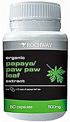 Rochway Papaya/paw Paw Leaf 60 Capsules