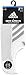 adidas Men's Superlite Stripe Super No Show Socks (3-Pair), White/Clear Grey/Clear Onix, Large