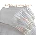 Queen's House White Pillowcases Vintage Farmhouse Crochet Pillow Cover Queen Shams Set of 2-Style F