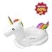 GOGOGOFUN Unicorn Baby Float, Inflatable Baby Seat Boat Pool Ring Baby Swimming Float.Big Size