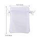 Foxnovo Organza Drawstring Gift Bags (50Pcs -13x18cm)