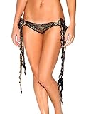 iHeartRaves Mermaid Scrunch Back Ribbon Tie Rave Booty Shorts