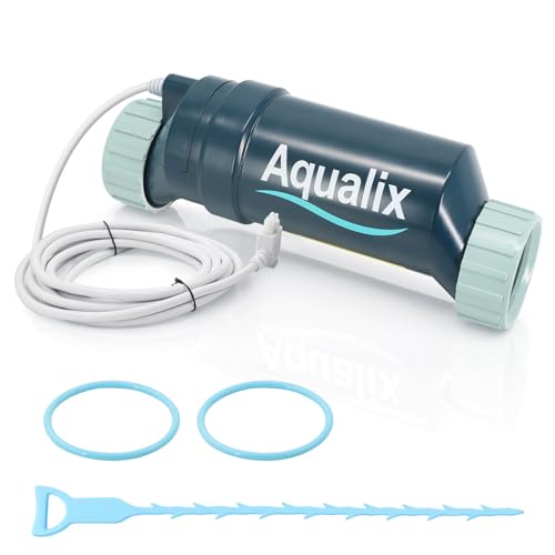 Aqualix Salt Cell Replacement for Hayward T-CELL-15 / W3T-CELL-15, 40,000 Gallon In-Ground Pool Salt Chlorination Cell, Compatible with AquaRite, SwimPure Plus, AquaRite Pro, ProLogic, OmniLogic
