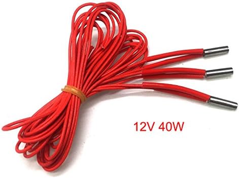 3D Printer Cartridge Heater 12V 40W 6x20mm 3PCS for Reprap Prusa i3 Eewolf