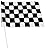 12" x 18" Plastic Racing Flag