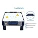 Harvil 40-Inch Tabletop Air Hockey Table with Powerful Electronic Blower, 2 Paddles, and 2 Pucks.