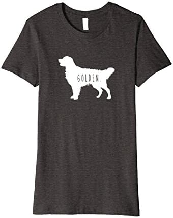 Womens Funny Golden Retriever Shirt, Golden Lab tshirt, Labrador Large Dark Heather