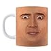 Creepy Cage Face Coffee Mug (11oz)